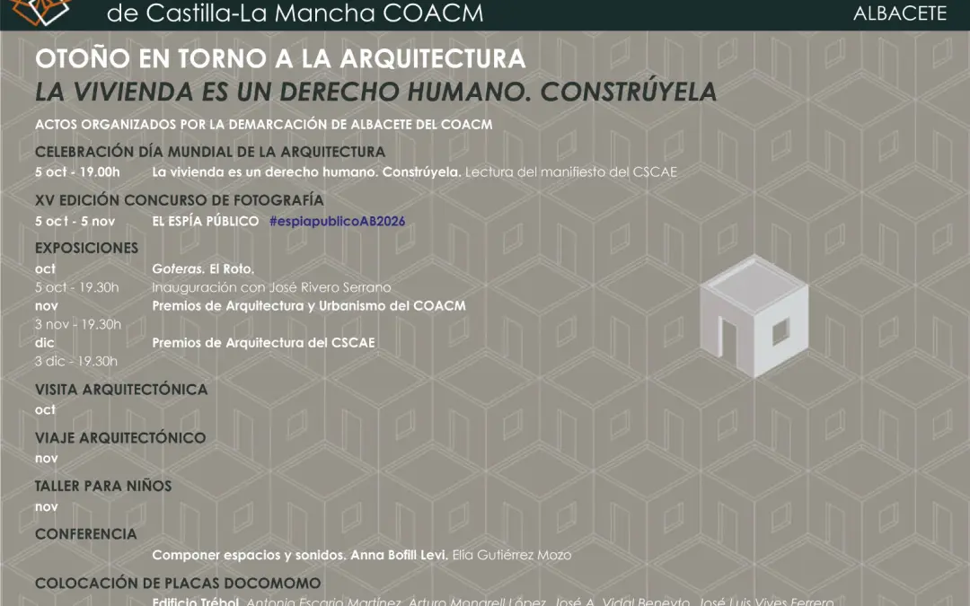 DÍA MUNDIAL DE LA ARQUITECTURA 2026
